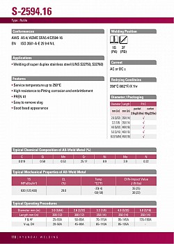 Que hàn inox Hyundai S-2594