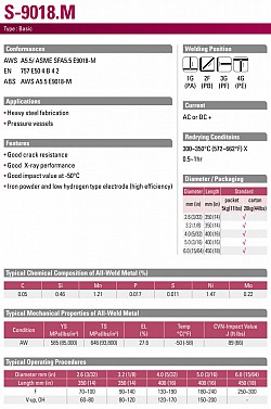 Que hàn S-9018 M